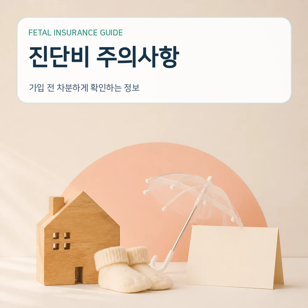 태아보험 진단비 주의사항